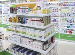 Merchandising in a pharmacy
